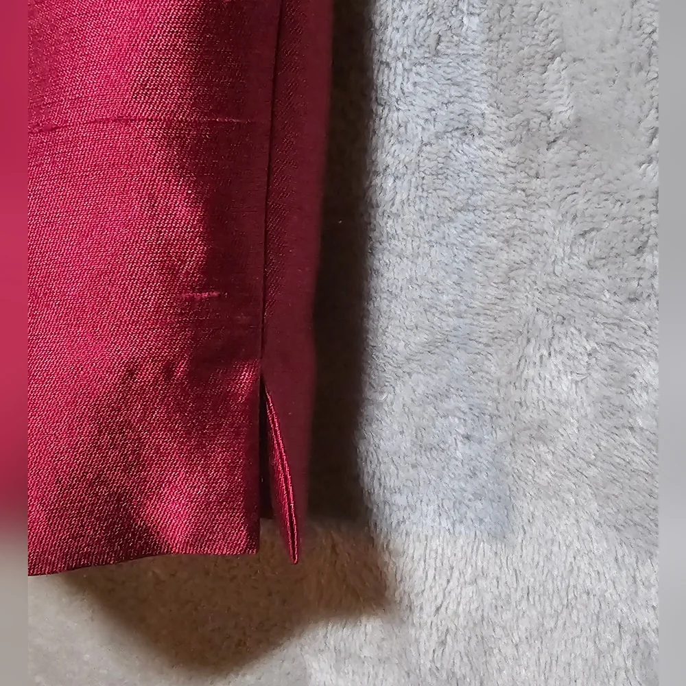 Talbots Women's Lightweight Red Dress Pants 12P Hidden‎ Zipper NWT. - Picture 8 of 15